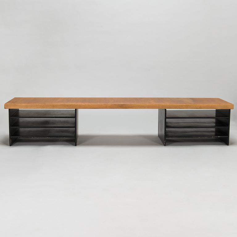 Carl Gustaf Hiort af Ornäs, A mid-20th-Century "TV-bench" for HMN Huonekalu Mikko Nupponen, Lahti, Finland.