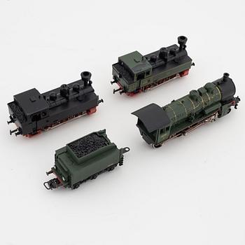 Märklin, three steam locomotives. gauge H0.