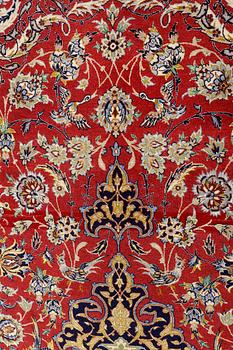 A rug, Figural Esfahan, ca 172 x 110 cm.