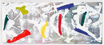 Johan Scott, oil on plexi, 4 parts, signed Johan Scott and dated -99 verso.