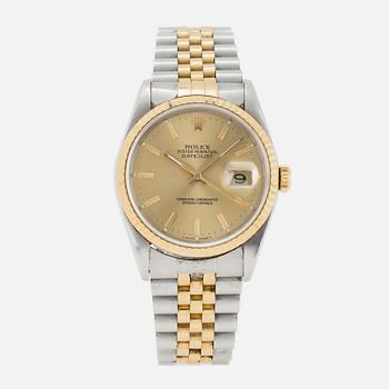ROLEX, Oyster Perpetual, Datejust, Chronometer, armbandsur, 36 mm.