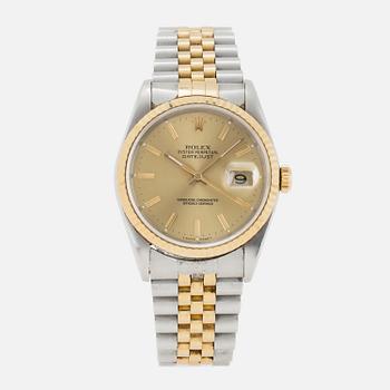 ROLEX, Oyster Perpetual, Datejust, Chronometer, armbandsur, 36 mm.