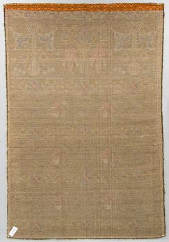 Bench rug, early 20th century. Circa 245 x1 60 cm.