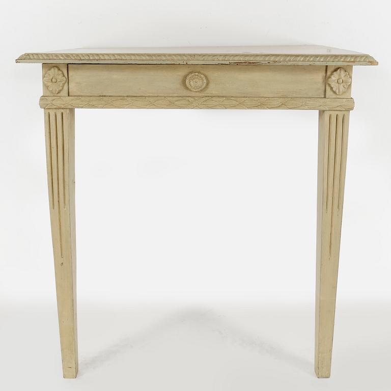 SPEGEL och KONSOLBORD, gustaviansk stil, 1900-tal.