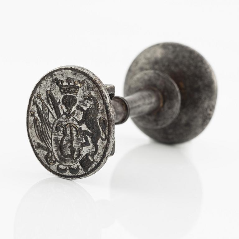 Seal, for an unidentified noble family, 16th/17th century.