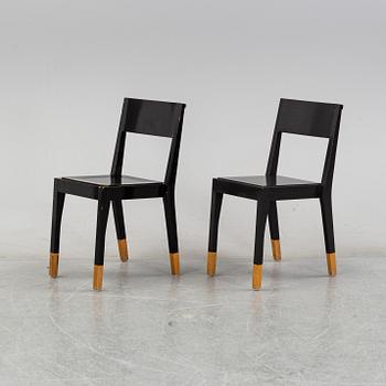 A pair of Thomas Sandell 'TS-chair' chairs.