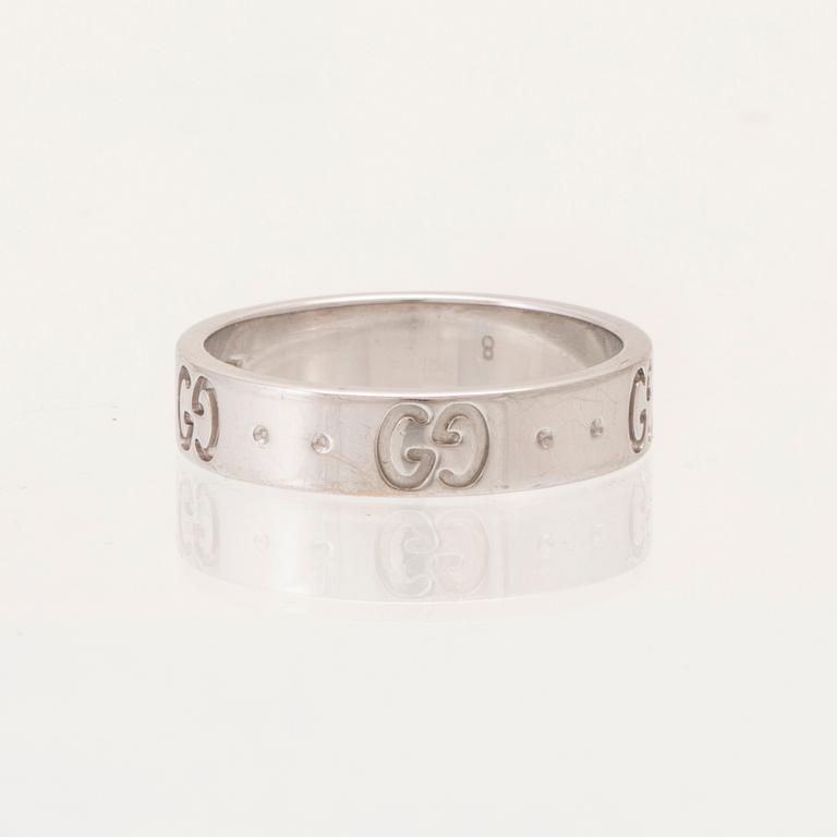 Gucci, ring "Gucci Icon" 18K white gold.