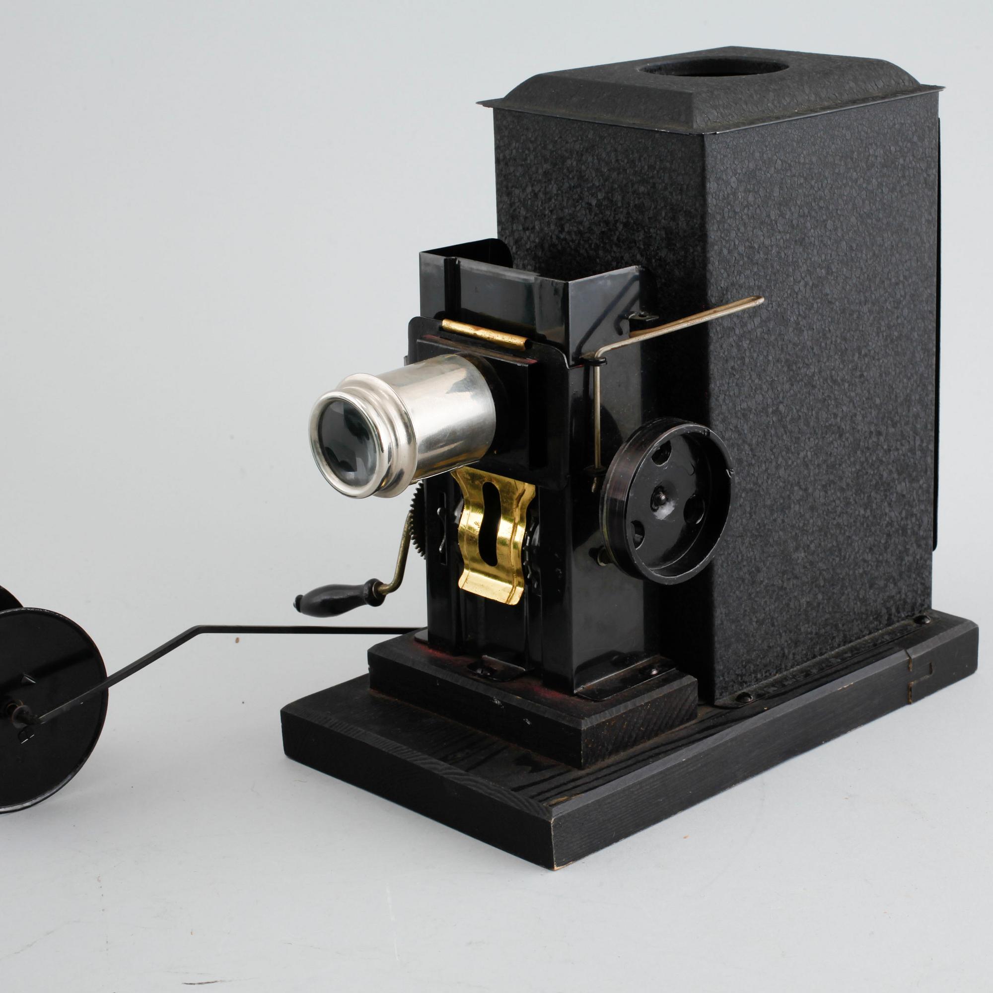 PROJEKTOR, s k laterna magica, Tyskland, omkring 1900-talets mitt.