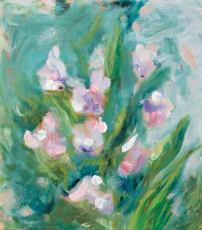Helene Schjerfbeck, Pink sweet peas.