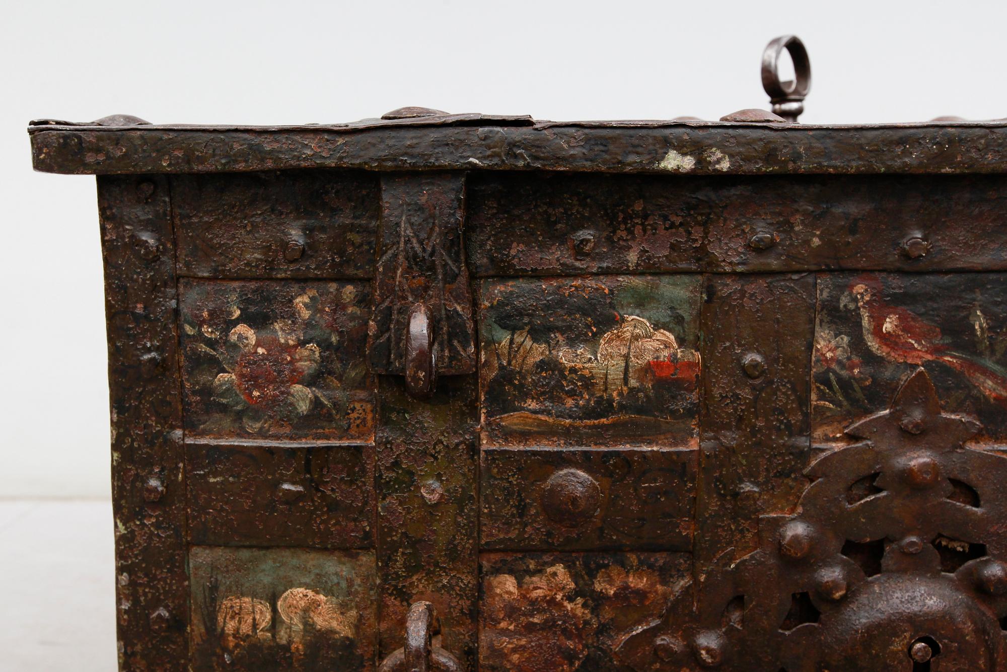 KISTA, järn, barock, 1600-tal.