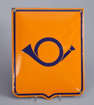 EMALJSKYLTAR, 2 st, "Rikstelefon" samt för Posten. 1900-talets första hälft.