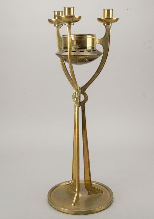 GEORG WOJIDKOW kandelaber Malmö tidigt 1900-tal.