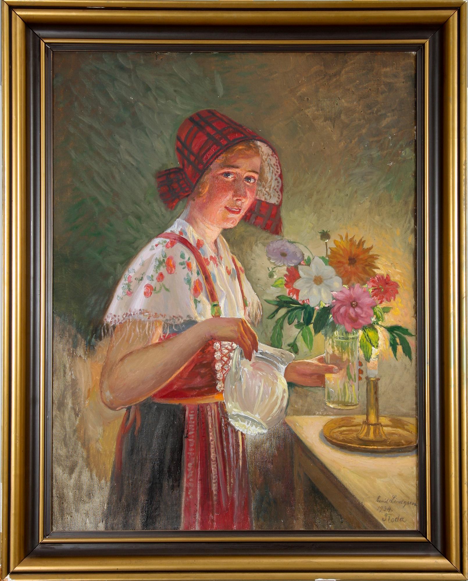 EMIL LINDGREN, olja på duk, sign o dat 1934.