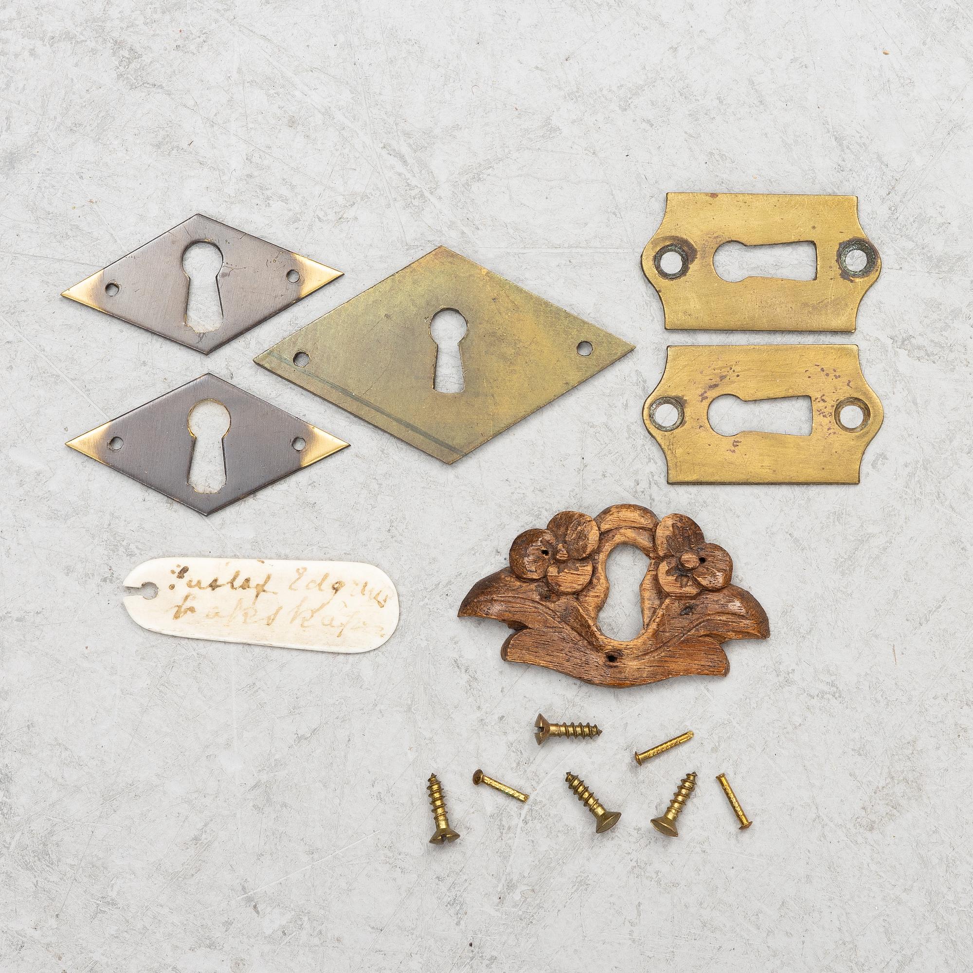 A book cabinet, around 1900.