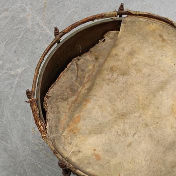 A 18th century kettle drum.