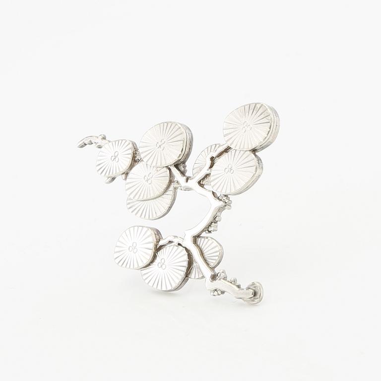 Wiwen Nilsson, brosch sterling silver, Lund 1960.