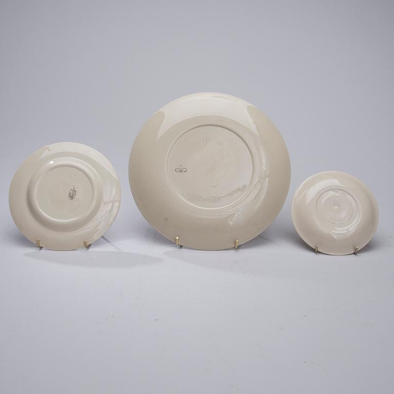 KAHVIASTIASTO, 22 osaa, posliinia, "Myrna", Arabia 1937-49.