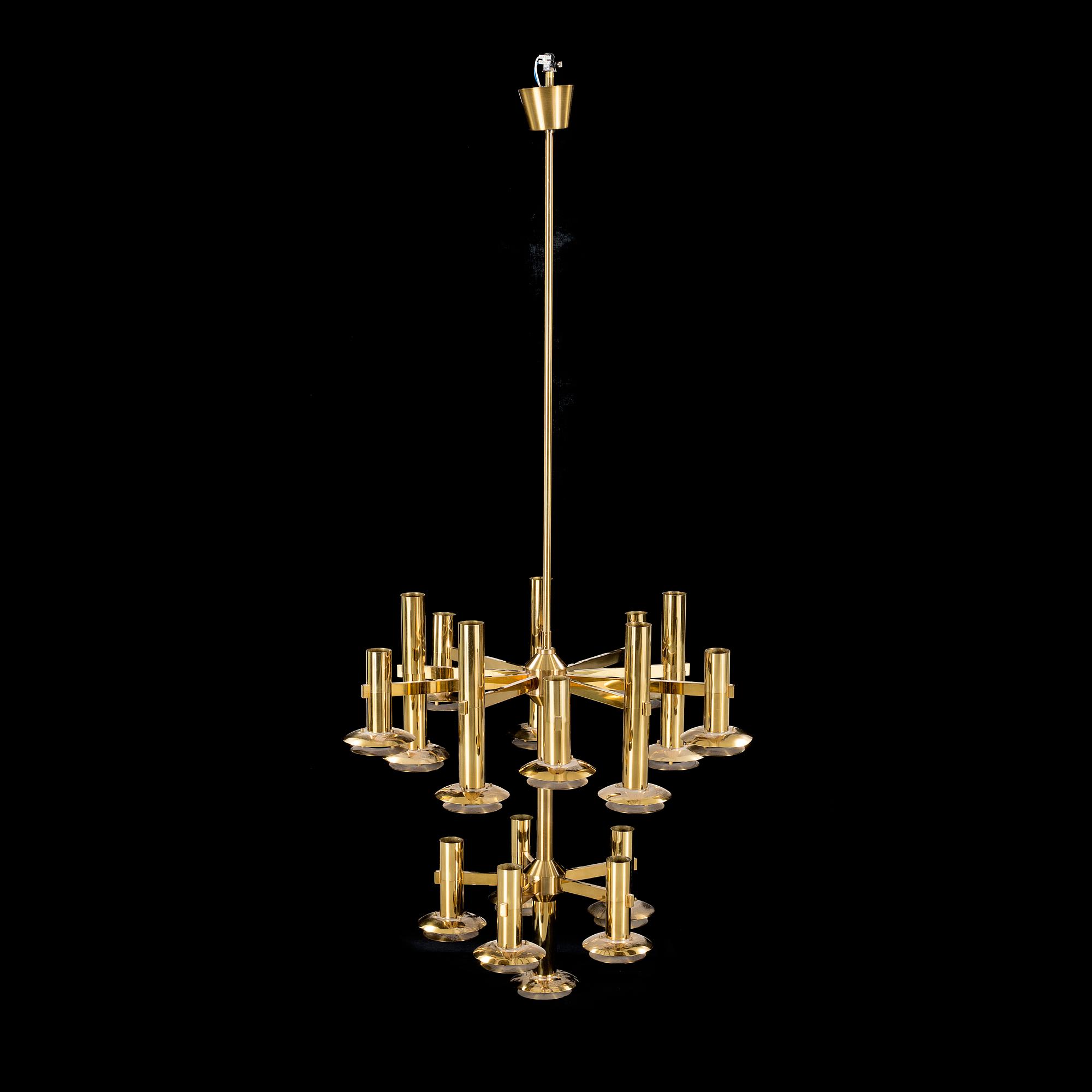 HOLGER JOHANSSON, troligen, taklampa, Westal, 1900-talets andra hälft.