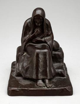 JOHANNES COLLIN, skulptur, brons, sign o dat 1912.