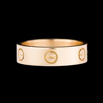 RING, 18K guld. Cartier " Love".