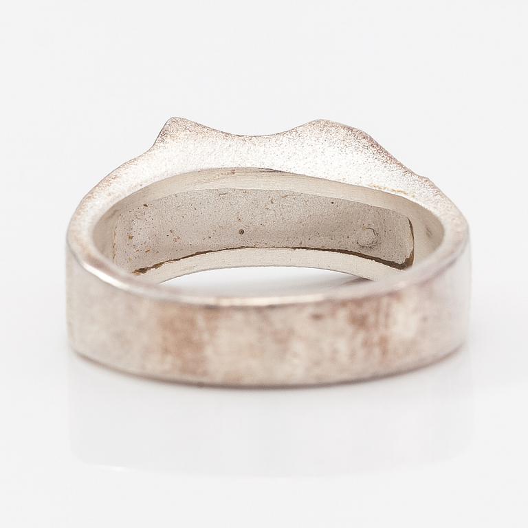 Björn Weckström, Ring, sterlingsilver. Lapponia 2008.