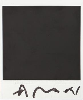 NOBUYOSHI ARAKI, polaroid, sign a tergo.