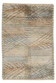 204. Barbro Nilsson, MATTO, "Marina, ljus", knotted pile, ca 227 x 151 cm, signed AB MMF BN.