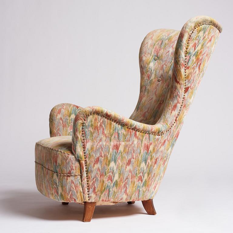 Sten Blomberg, a Swedish Modern armchair, Meeths, Gothenburg, Sweden, 1940's.