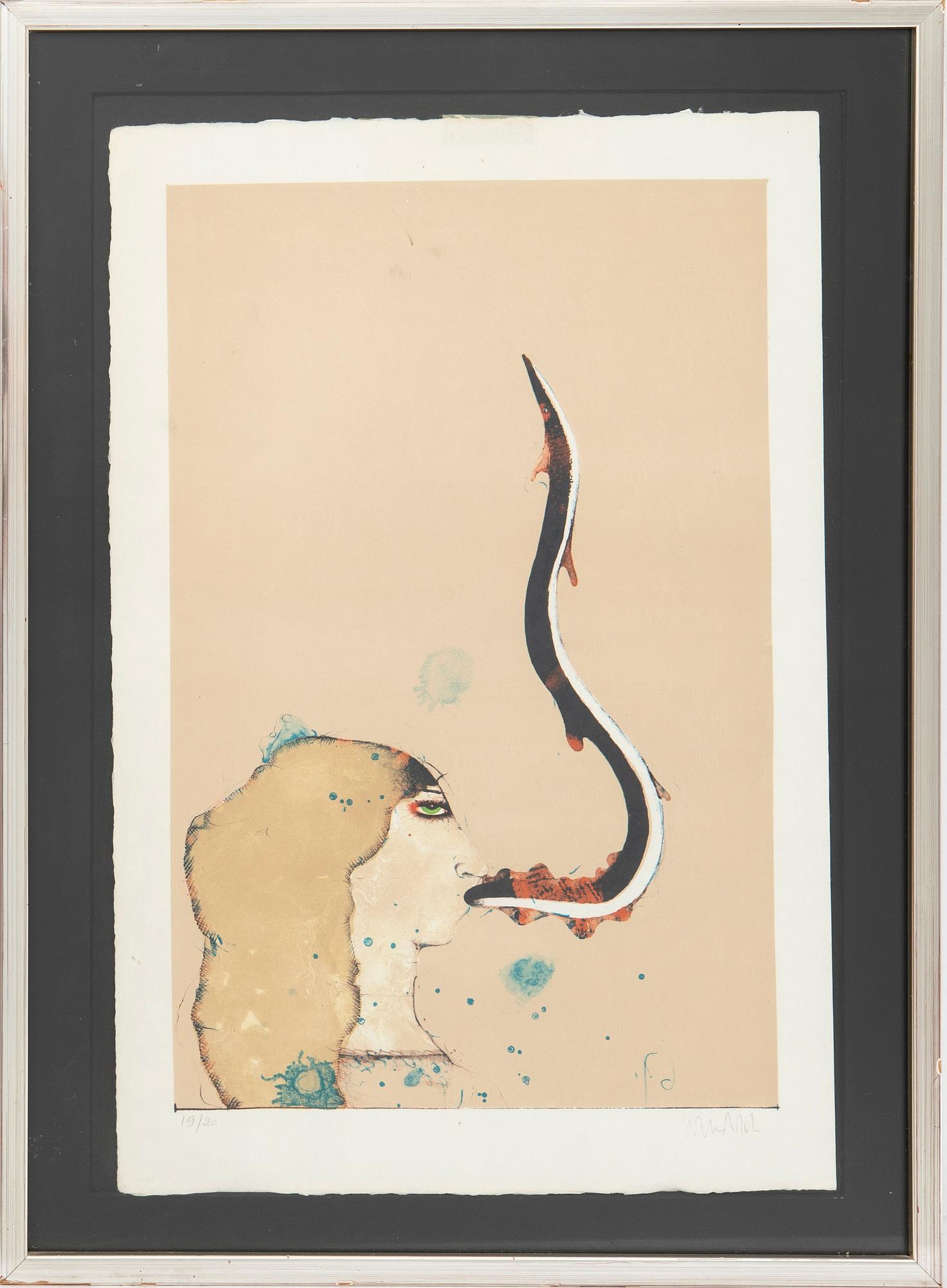 Paul Wunderlich, "La Pécberesse, fèvrier".