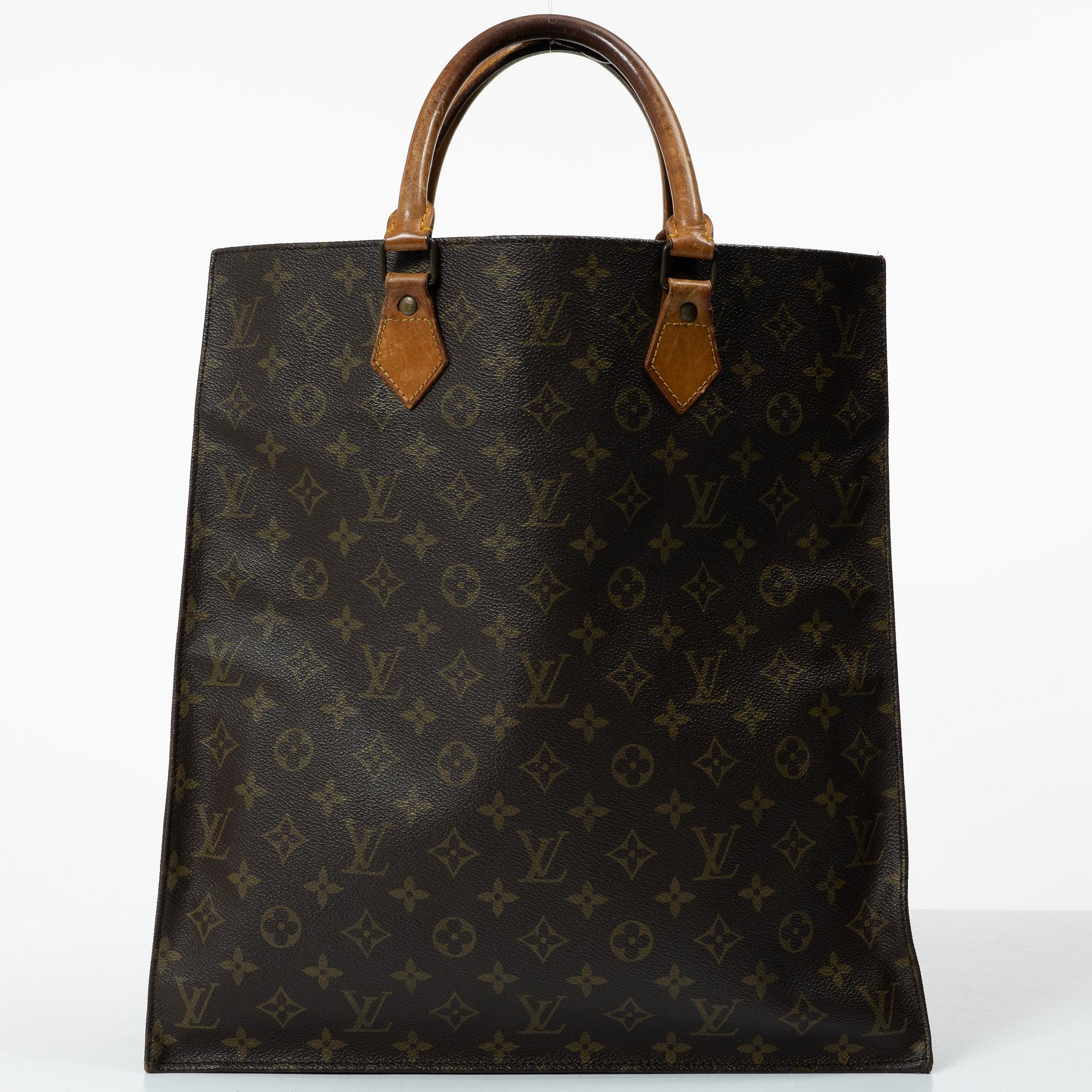 Louis Vuitton, bag, "Sac Plât Tote", vintage.