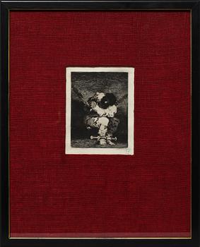 Francisco Goya Y Lucientes · FRANCISCO GOYA Y LUCIENTES, efter, etsning.