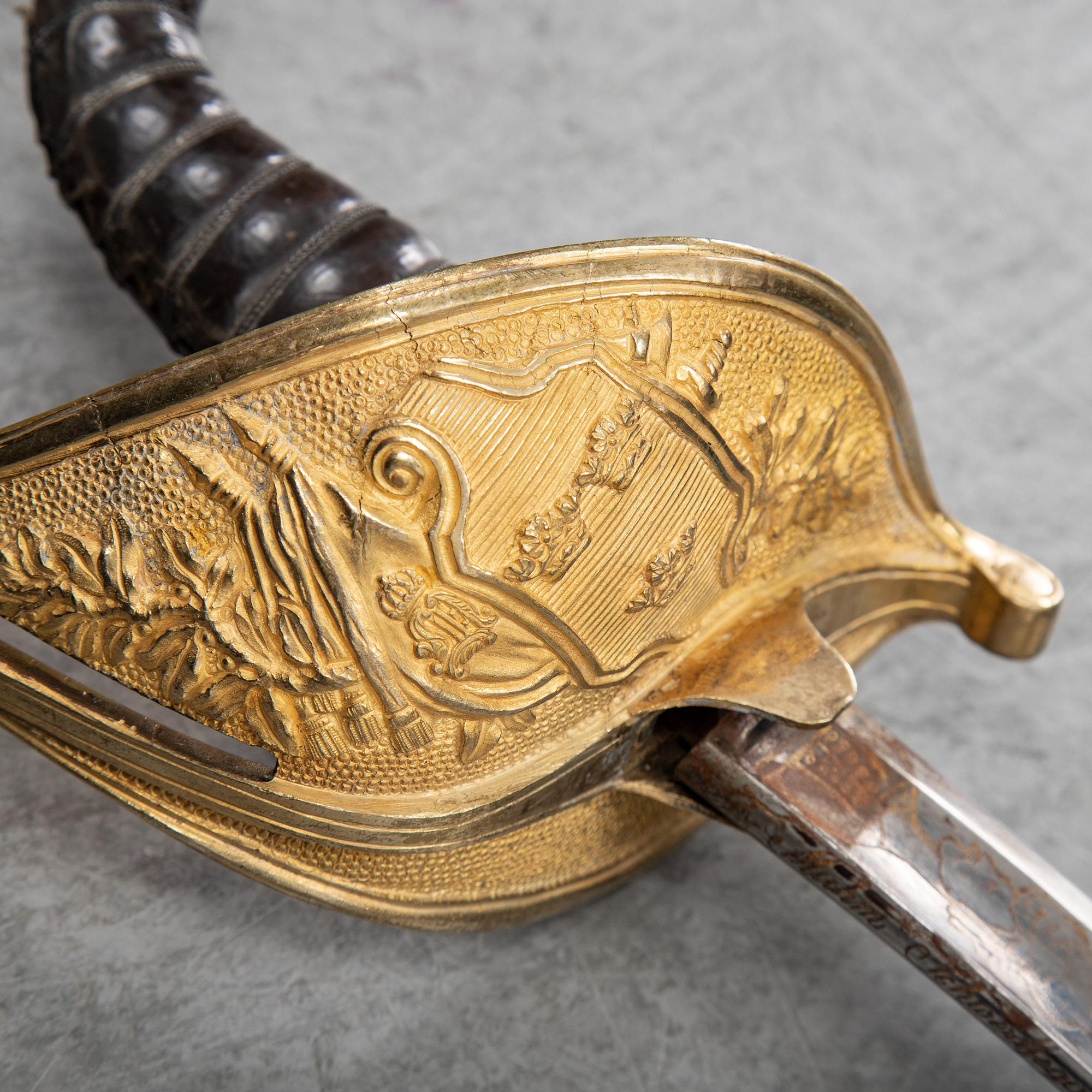 A 19th Century Swedish officer's sabre.