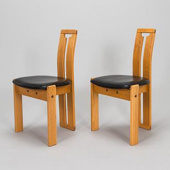 Torstein Nilsen, A set of six "Tellus" chairs, A. Huseby & Co, Norway, circa 1980.