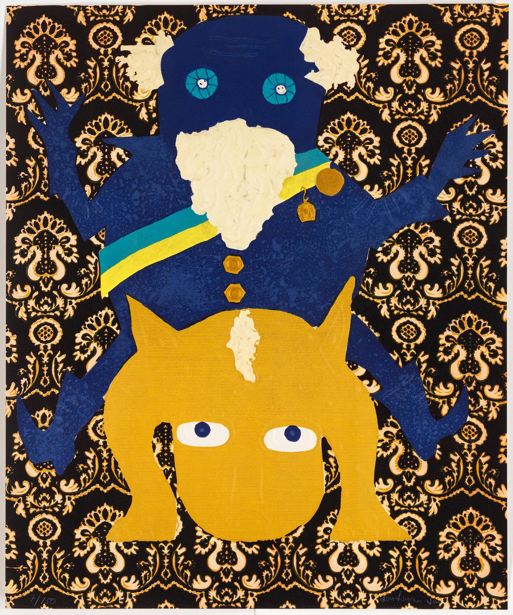 LOU LAURIN-LAM, mapp, 6 st litografier, signerade och numrerade 7/150.