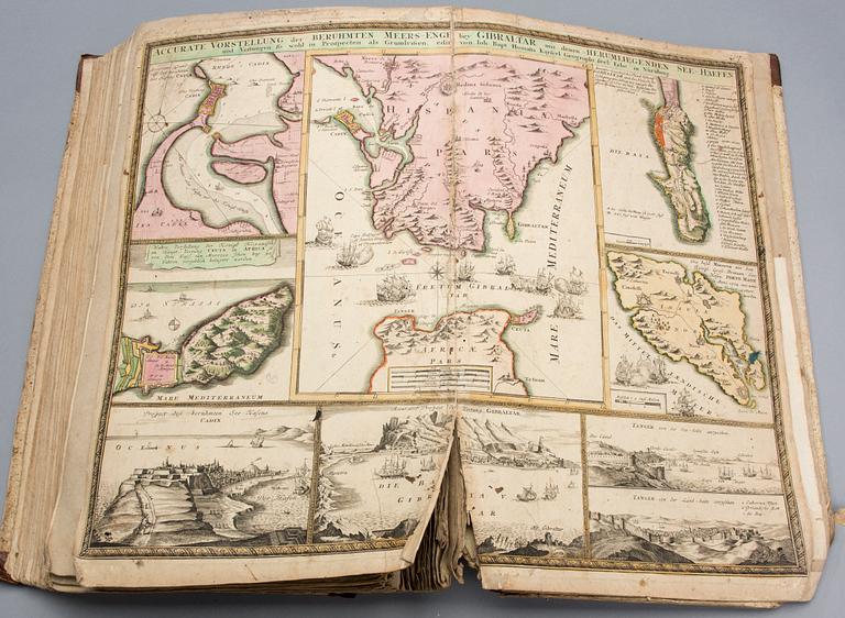 JOHANN BAPTISTA HOMANN, Atlas, Novus Terrarum Orbis Imperia Regna Et Status.