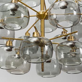 HOLGER JOHANSSON, a mid 20th century ceiling lamp by Westal, Bankeryd, Sweden.