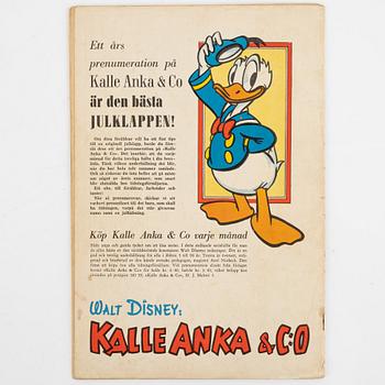 Serietidningar, "Kalle Anka & Co", 3 st, nr 2,3,4, 1948.