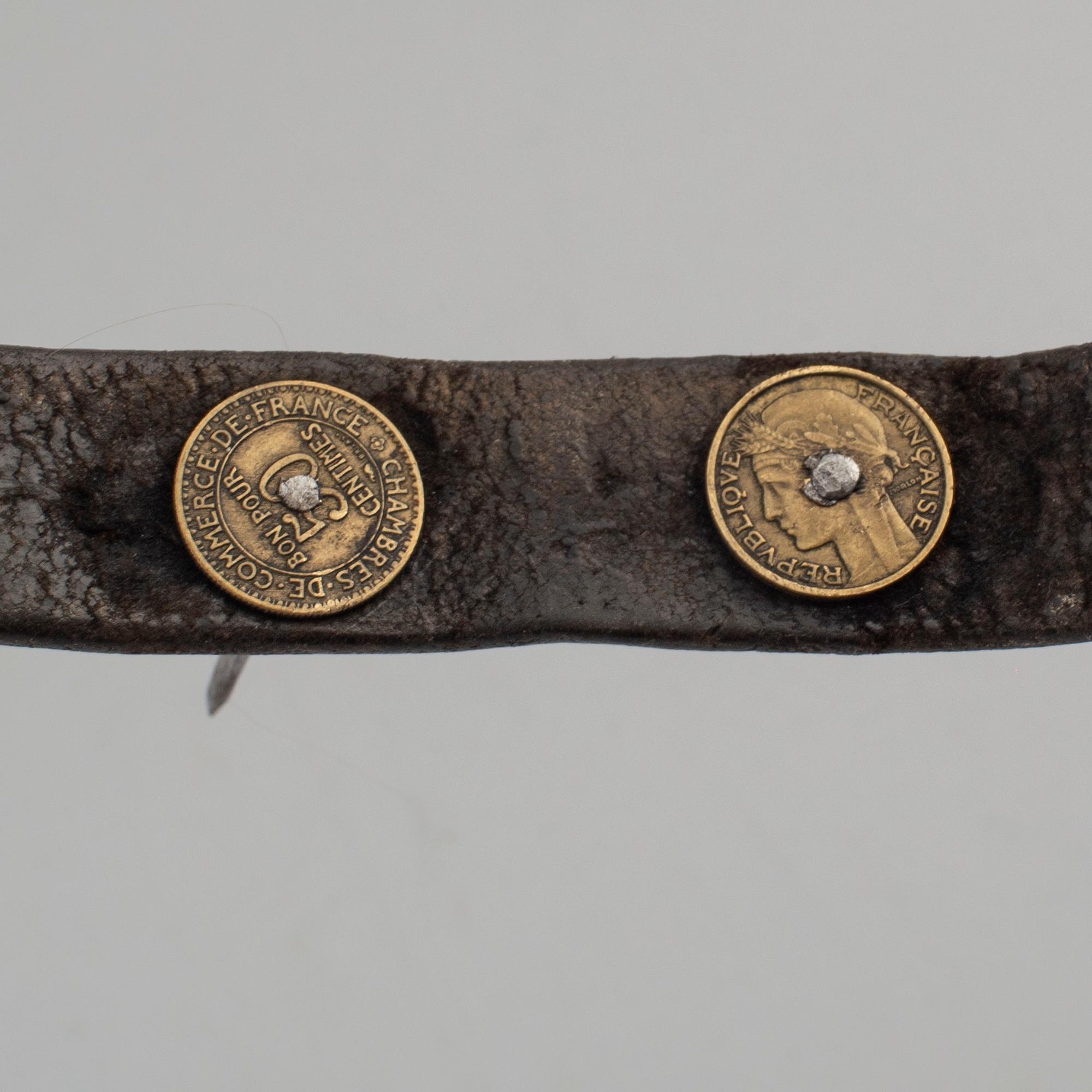 A first half of the 20th century dog collar.