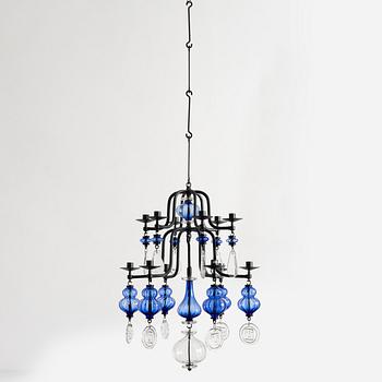 Erik Höglund, a chandelier, Boda Smide.