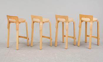 BARSTOLAR, 4 st, Alvar Aalto, 1900-talets andra hälft.