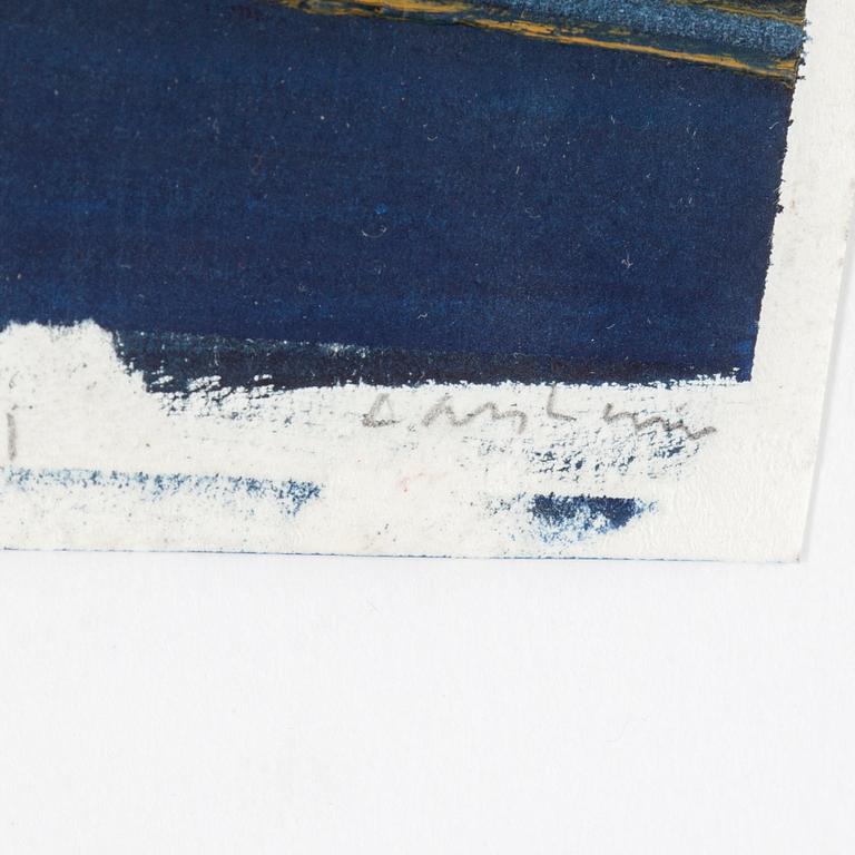 LARS LERIN, akvarell, signerad Lars Lerin och daterad 1991.