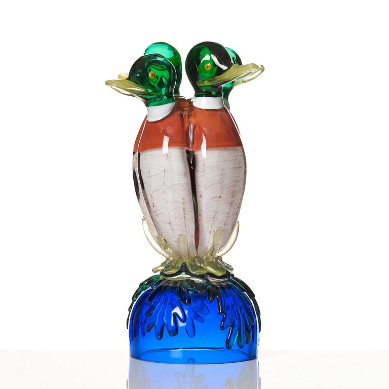 Ernst Billgren, "Väktare", skulptur, Berengo Studio, Murano 2000, ed. 2/6.