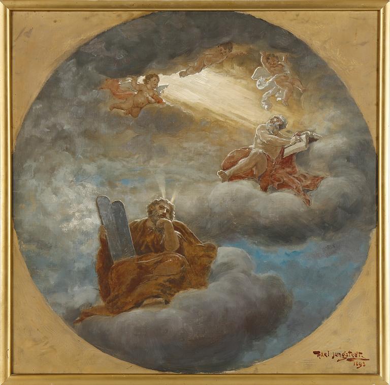 AXEL JUNGSTEDT, olja på duk, signerad och daterad 1893.