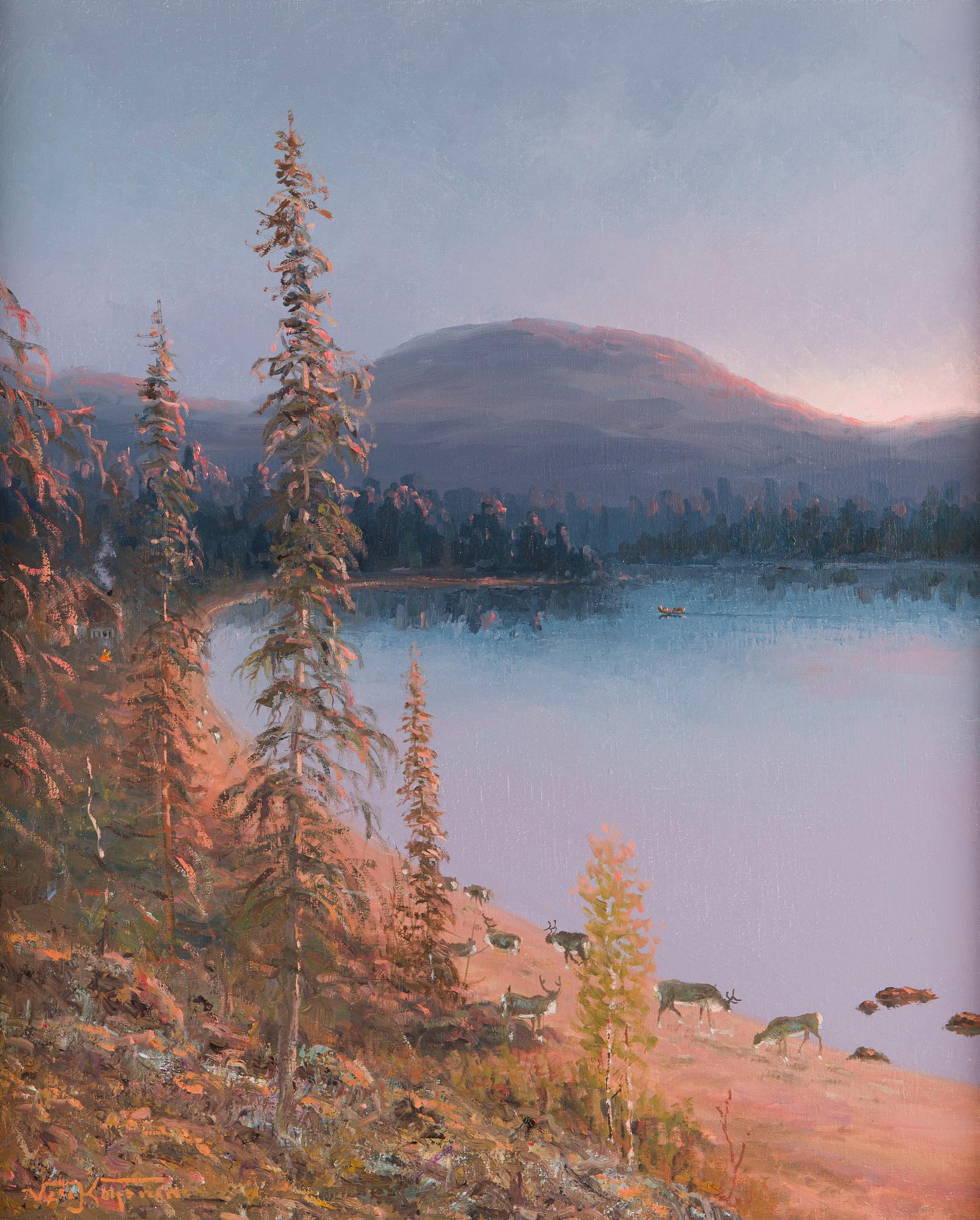 Veli Koljonen, Landscape from Lapland.