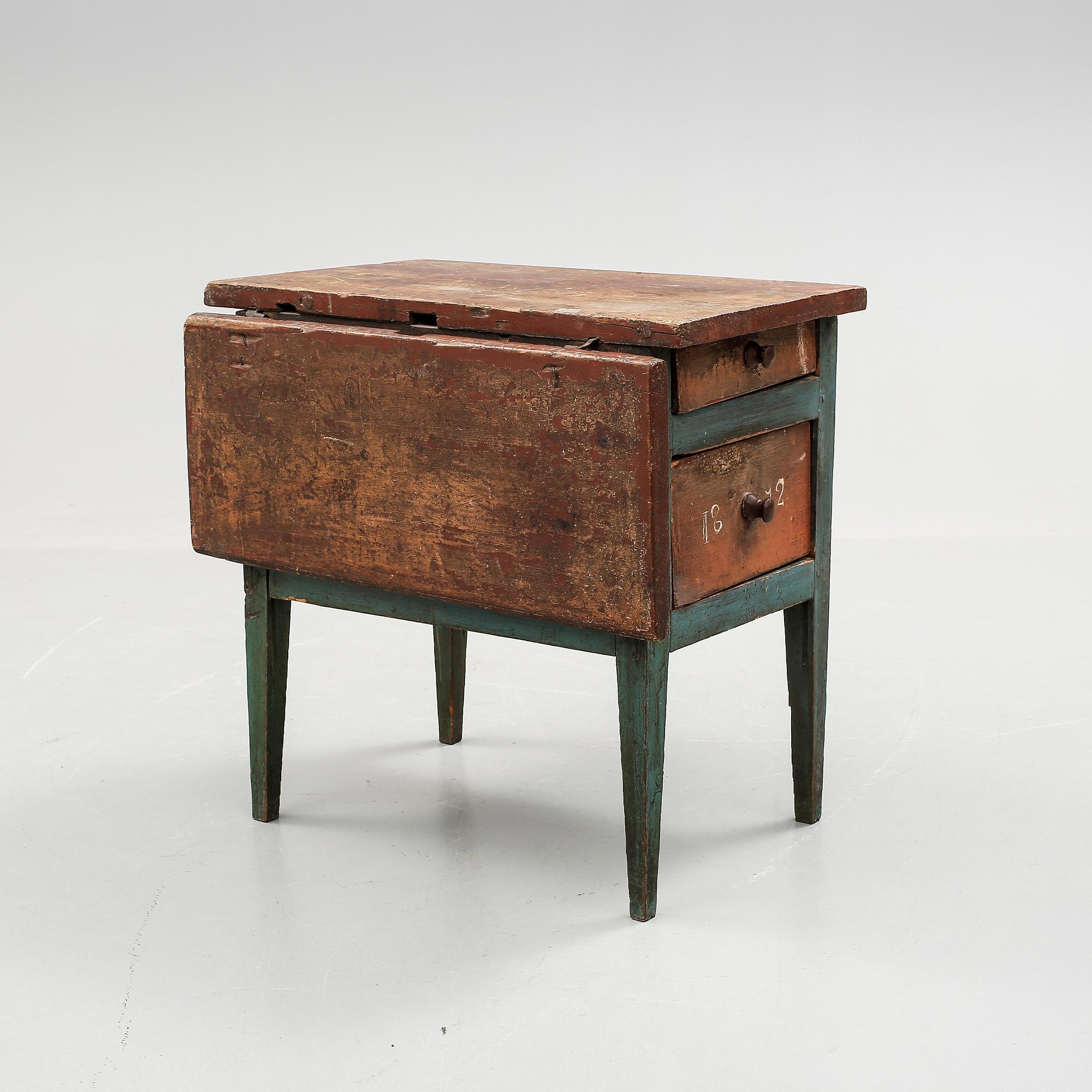 KLAFFBORD, allmoge, bär datering 1812.