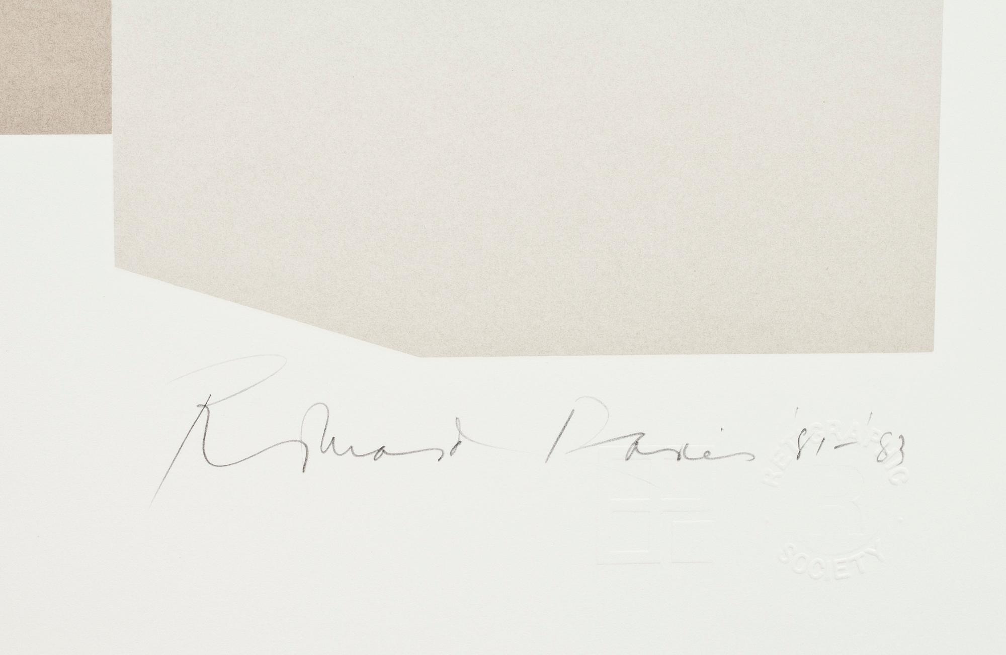 RICHARD DAVIES, färgserigrafi, signerad och numrerad 130/175, daterad 81-83.