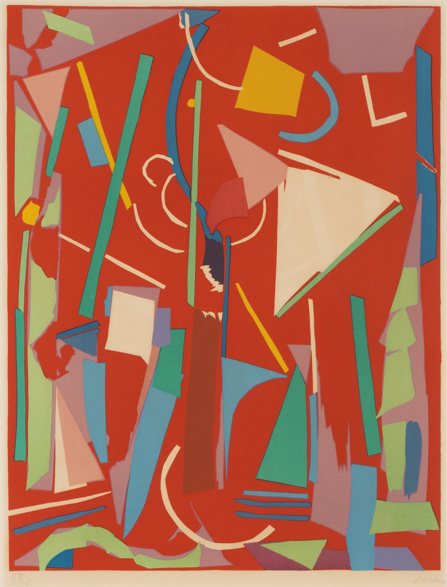André Lanskoy, lithograph in colours, signed 277150.