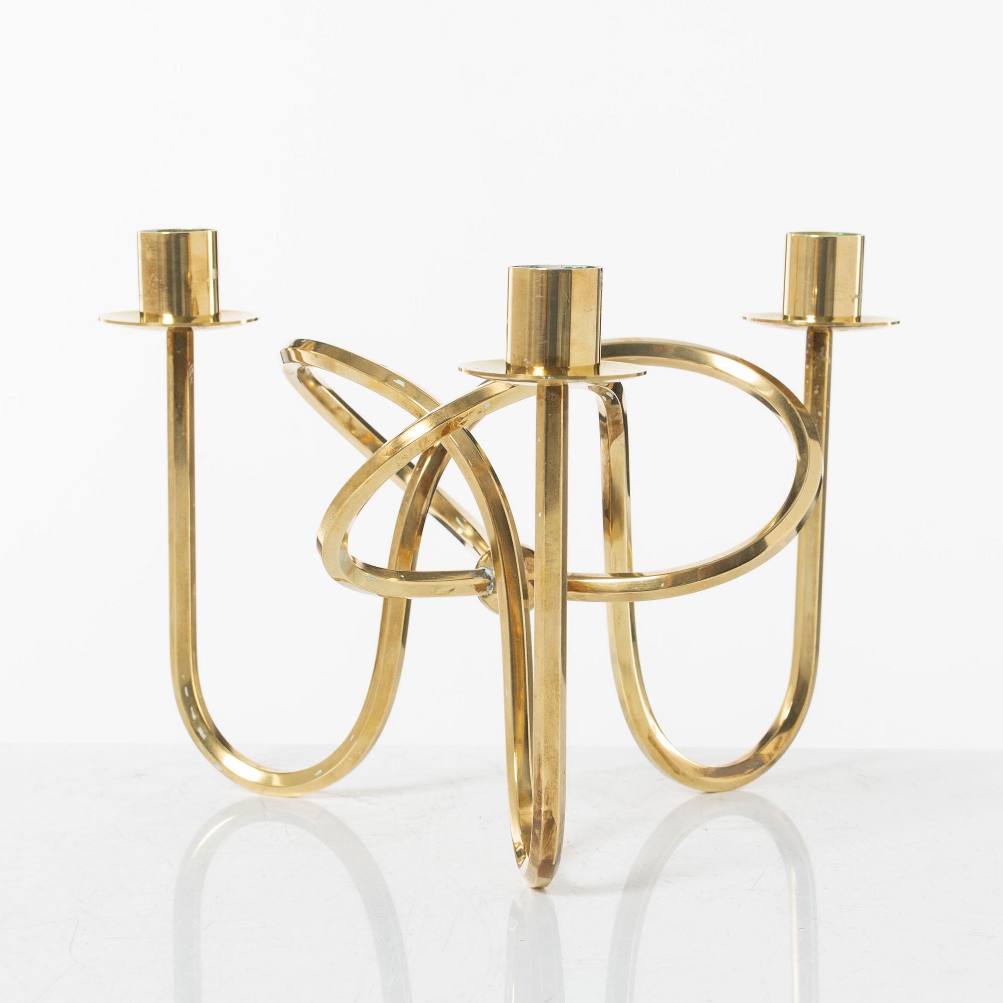 Josef Frank, candelabrum, 'Vänskapsknuten', Firma Svenskt Tenn.