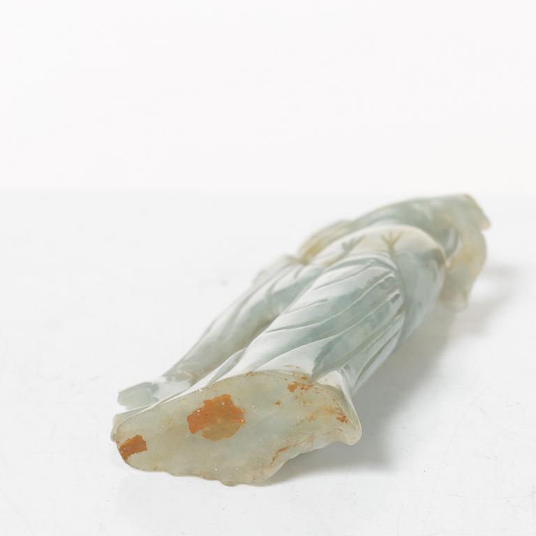 Samling stenfigurer, åtta stycken, Kina, 1900-tal/samtida.