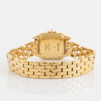 Cartier, Panthère, armbandsur, 21,5 x 21,5 (29,5) mm.